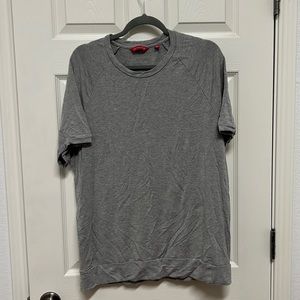 Saks, grey, men’s shirt. Thick material